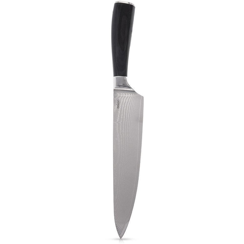 Damascus stalen koksmes 33,5 cm